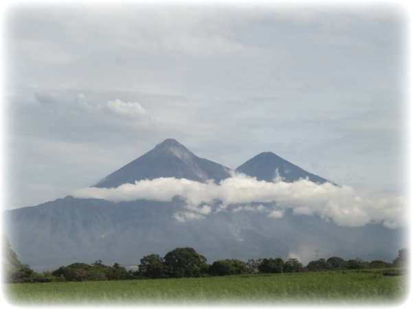 Mountains and clouds in Guatemala